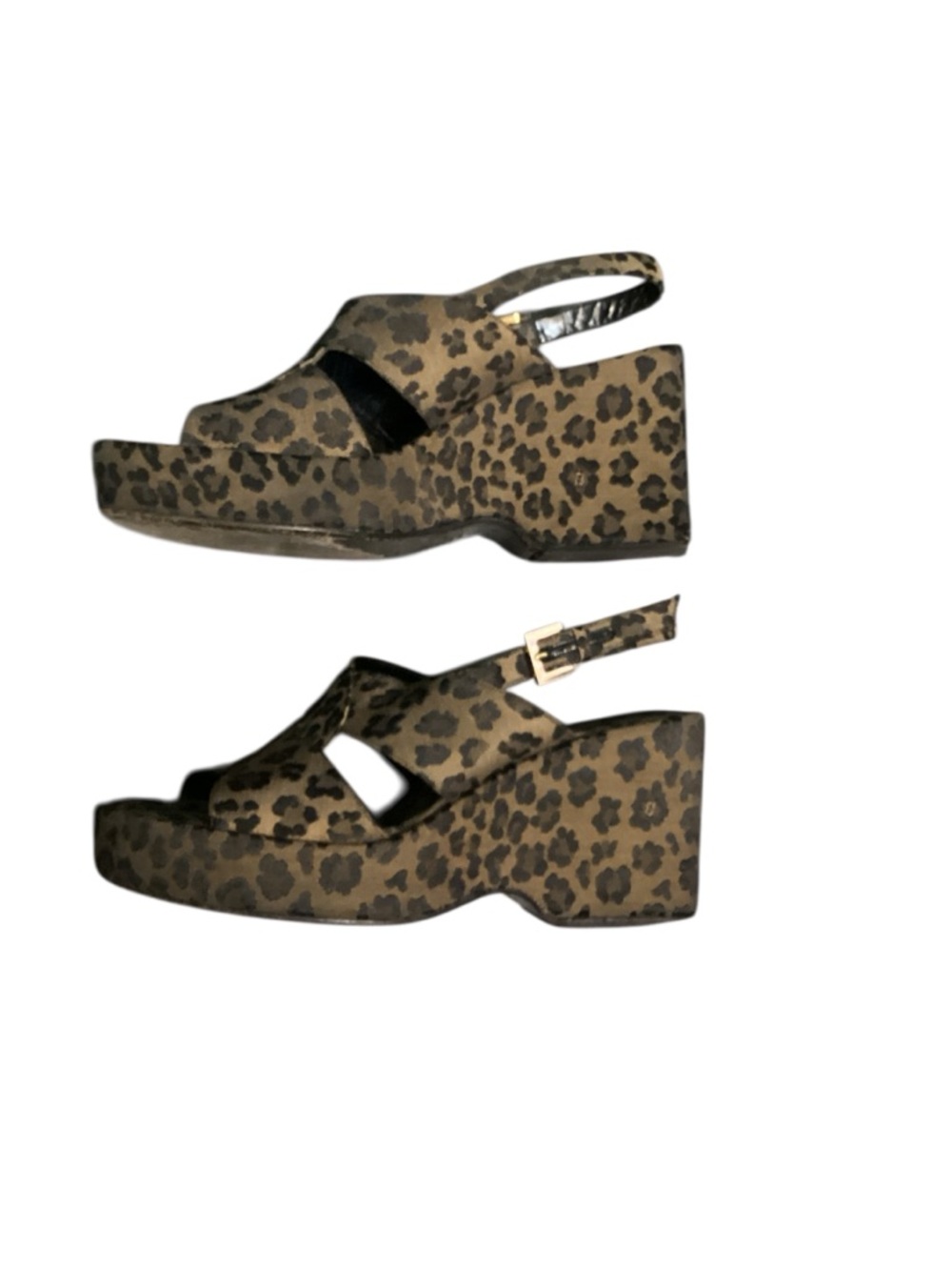 FENDI CHEETAH PRINT PLATFORM HEELS - Picture 3 of 6